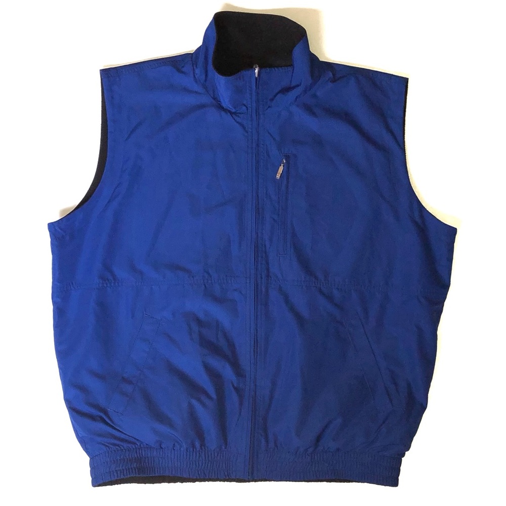 Blue Vest 3 for 15 SALE CLEARANCE Full Zip Fleece Wind Vest Mens Large